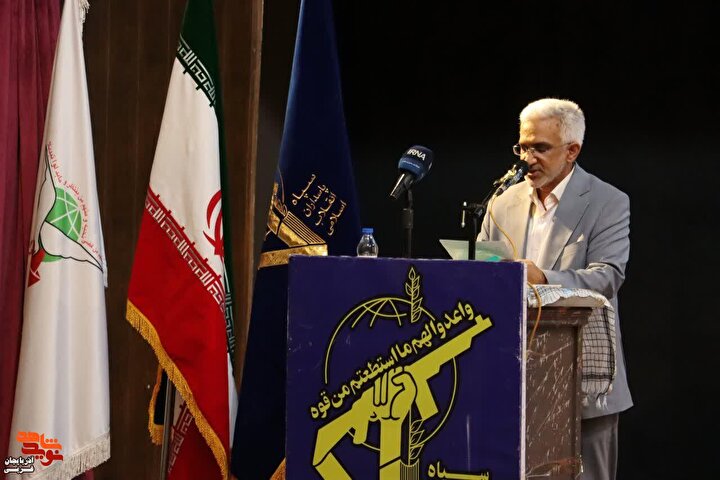 قرائت پیام بنیاد شهید و امور ایثارگران به مناسبت سالروز بمباران شیمیایی سردشت توسط دکتر عباسپور