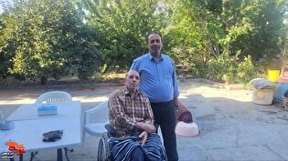 دیدار مدیرکل بنیاد شهید آذربایجان‌غربی با جانباز...