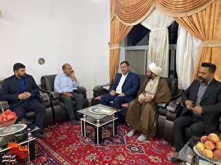 دیدار و دلجویی فرماندار میاندوآب از همسر شهید...