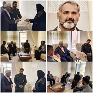 دیدار با خانواده شهید هوشنگ مینایی در شهرستان...