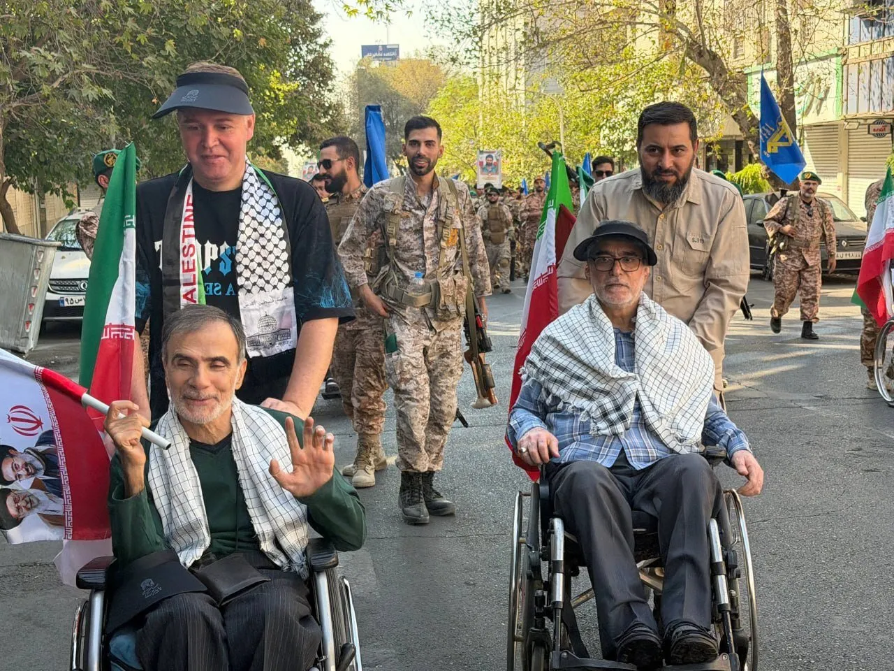 حضور پیشکسوتان جهاد و شهادت در رزمایش جانفدایان ایران
