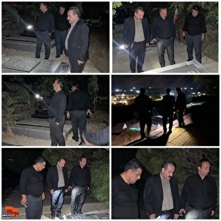 بازدید مدیرکل بنیاد شهید و امورایثارگران از گلزار...