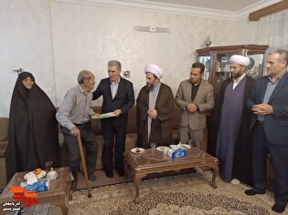 دیدار مسئولین شهرستان خوی با خانواده معظم شهید...