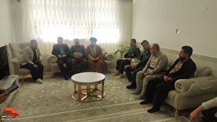 دیدار از جانباز سرافراز ۷۰ درصد در شهرستان سردشت