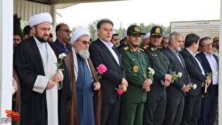 غبارروبی و عطرافشانی مزار شهدای چالدران با حضور...