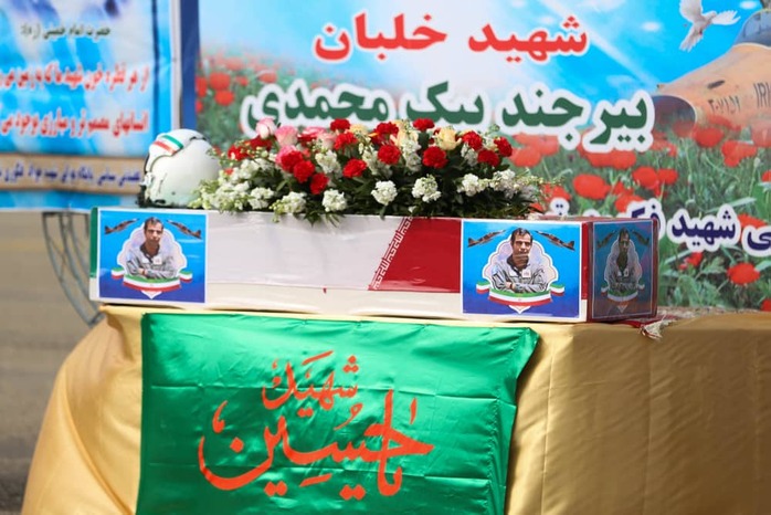 مراسم استقبال از پیکر مطهر خلبان شهید بیک محمدی در تبریز برگزار شد