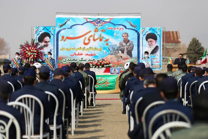 مراسم استقبال از پیکر مطهر خلبان شهید بیک محمدی در تبریز برگزار شد