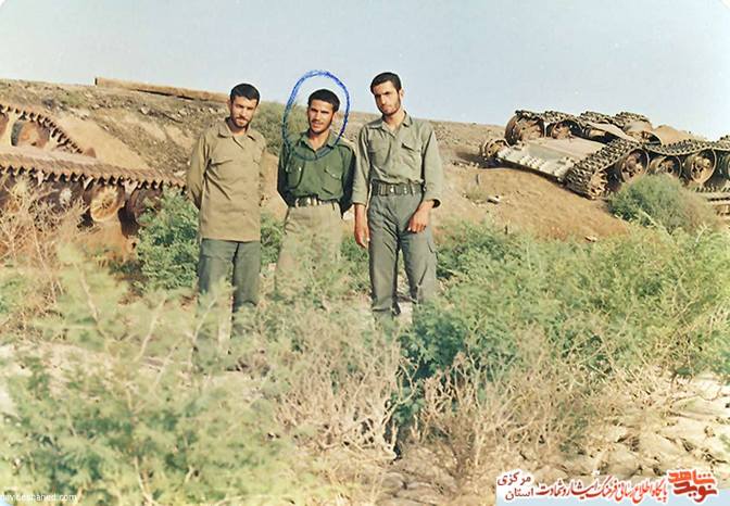 از چپ : جواد مرادی - سید ابراهیم میرحمالی - جمشید الوانی