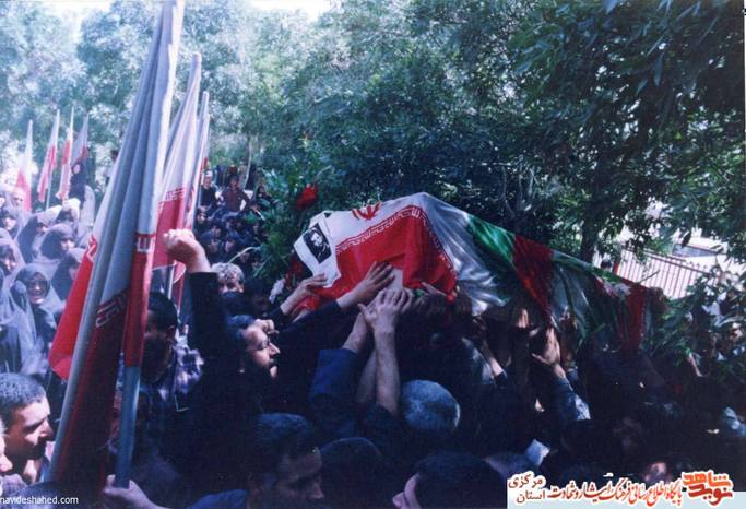 مراسم تشییع شهید حبیب اله صفری