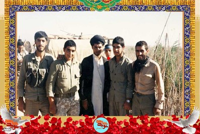 نفر سوم از راست شهید مجتبی محبوبی