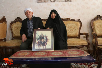 والدین شهید  والامقام حسن آب پر