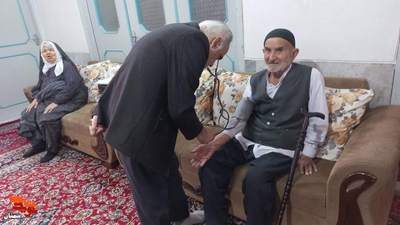 دیدار رئیس بنیاد شهید شهرستان دامغان و دکتر مقدسی با والدین معزز شهیدان عباس و حسینعلی خراسانی- بیستم دیماه ۱۴۰۱ روستای خورزان شهرستان دامغان
