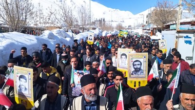 راهپیمایی 22 بهمن 1401 شهرستان کوهرنگ