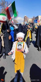حضور در راهپیمایی یوم‌الله ۲۲ بهمن ۱۴۰۱ به نیابت از شهدا- شهرستان سمنان