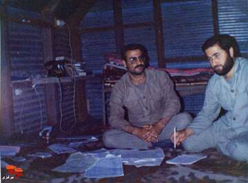 از چپ: حمید شمسی - علی فتحی
