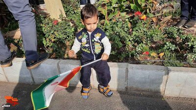 اجتماع ضد صهیونیستی سمنانی‌ها برای حمایت از مردم مظلوم غزه- بیست و هفتم آبان ۱۴۰۲ معراج شهدا