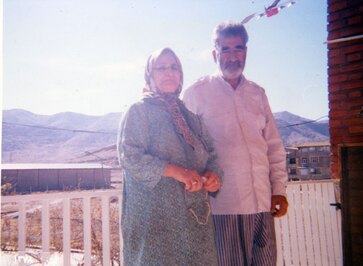 پدر و مادر شهید احمدعلی فتحی روح اله فتحی - بی بی خانم حسینی