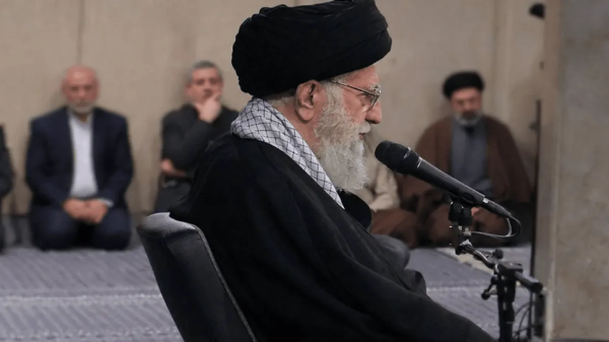 بیعت خانوادهٔ سردار شهید حاج رمضان با آیت‌الله سید مجتبی خامنه‌ای
