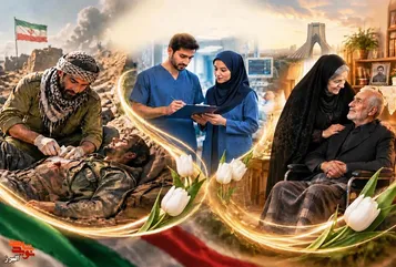 پوستر| «تداوم حماسه‌ ایثار؛ از سنگرهای دفاع مقدس تا سنگرهای سلامت»