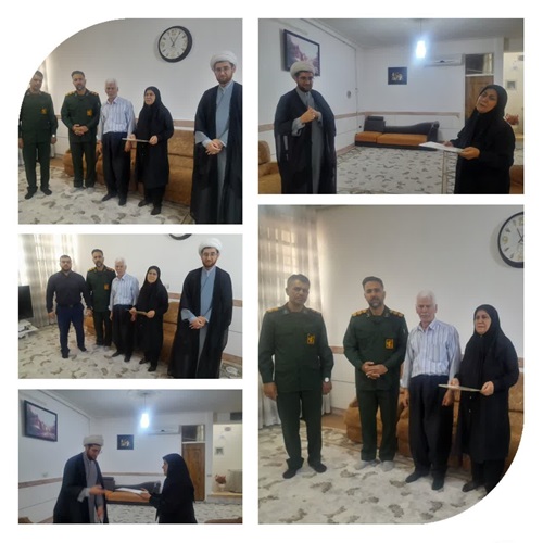 مسئولان سرپل‌ذهاب با خانواده شهید ورزشکار «مصطفی شکربیگی» دیدار کردند