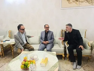 دیدار مدیرکل بنیاد شهید مازندران با سه جانباز...