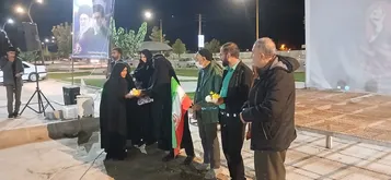 تجلیل از همسران جانبازان بالای ۵۰ درصد خرم‌بید به مناسبت روز پرستار